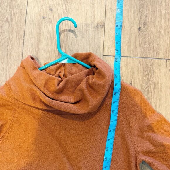 Anthropologie Womens Cowl Neck Wool Fall Sweater Size XSmall Lightweight Autumn - Picture 4 of 6